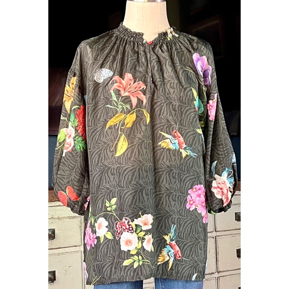 Johnny Was Blooming La Belle Blouse S Oversized